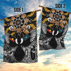 Magpies NAIDOC Week 2026 Garden Flag Australian Aboriginal Torres Strait Islander Flag