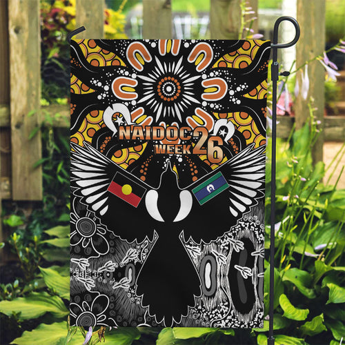 Magpies NAIDOC Week 2026 Garden Flag Australian Aboriginal Torres Strait Islander Flag