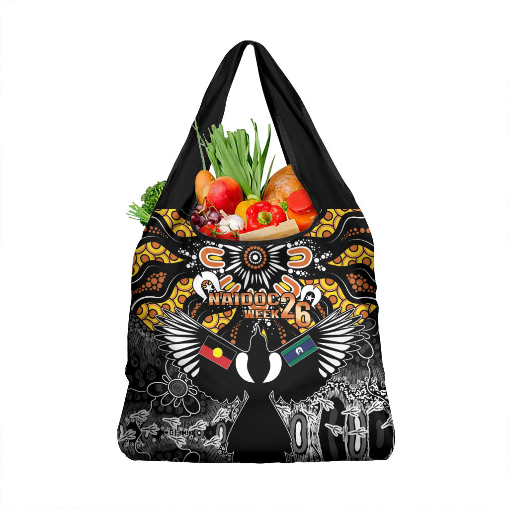 Magpies NAIDOC Week 2026 Grocery Bag Australian Aboriginal Torres Strait Islander Flag