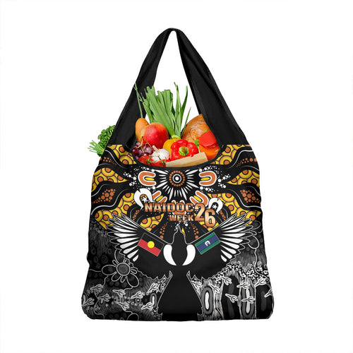 Magpies NAIDOC Week 2026 Grocery Bag Australian Aboriginal Torres Strait Islander Flag