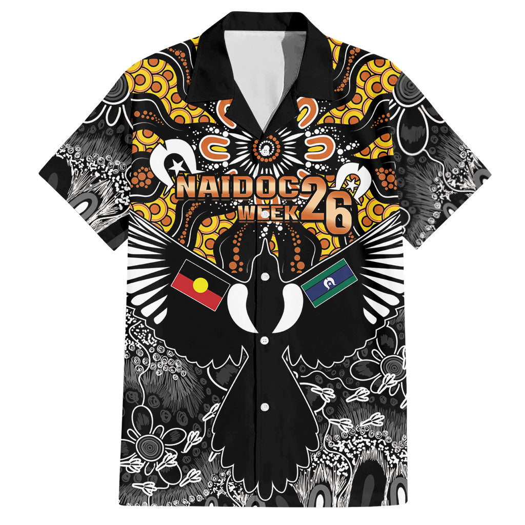 Magpies NAIDOC Week 2026 Personalised Hawaiian Shirt Australian Aboriginal Torres Strait Islander Flag