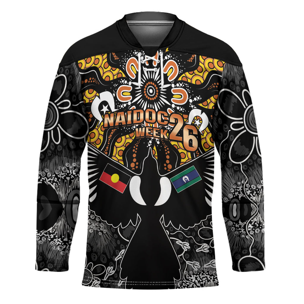 Magpies NAIDOC Week 2026 Personalised Hockey Jersey Australian Aboriginal Torres Strait Islander Flag