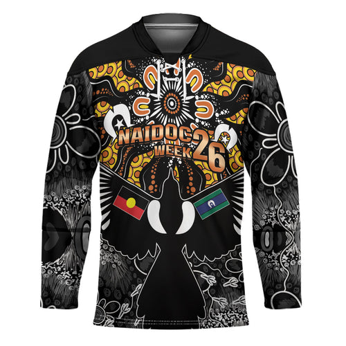 Magpies NAIDOC Week 2026 Personalised Hockey Jersey Australian Aboriginal Torres Strait Islander Flag