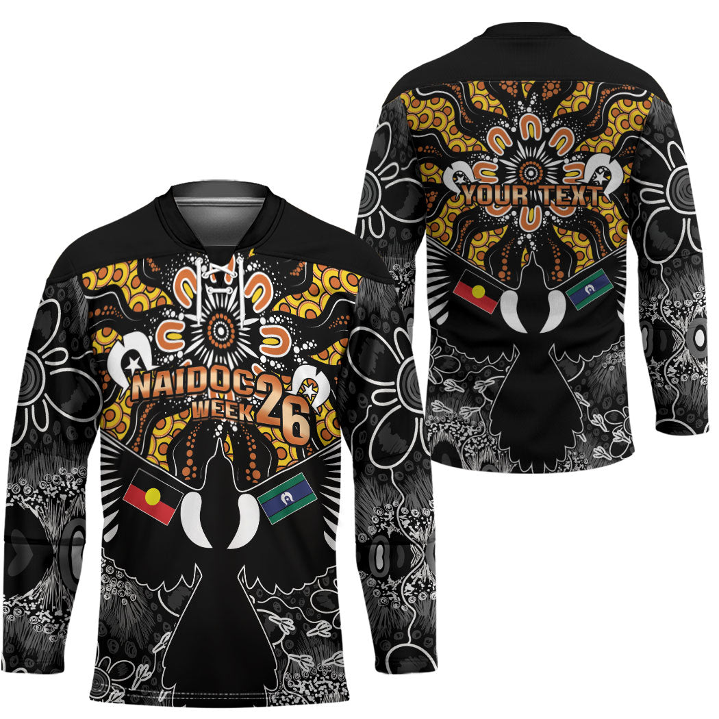 Magpies NAIDOC Week 2026 Personalised Hockey Jersey Australian Aboriginal Torres Strait Islander Flag