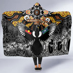 Magpies NAIDOC Week 2026 Hooded Blanket Australian Aboriginal Torres Strait Islander Flag