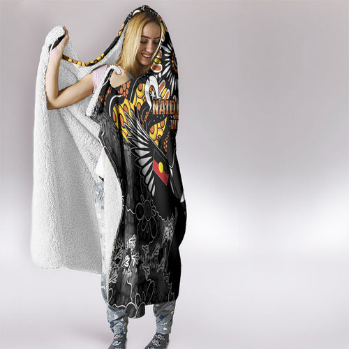 Magpies NAIDOC Week 2026 Hooded Blanket Australian Aboriginal Torres Strait Islander Flag