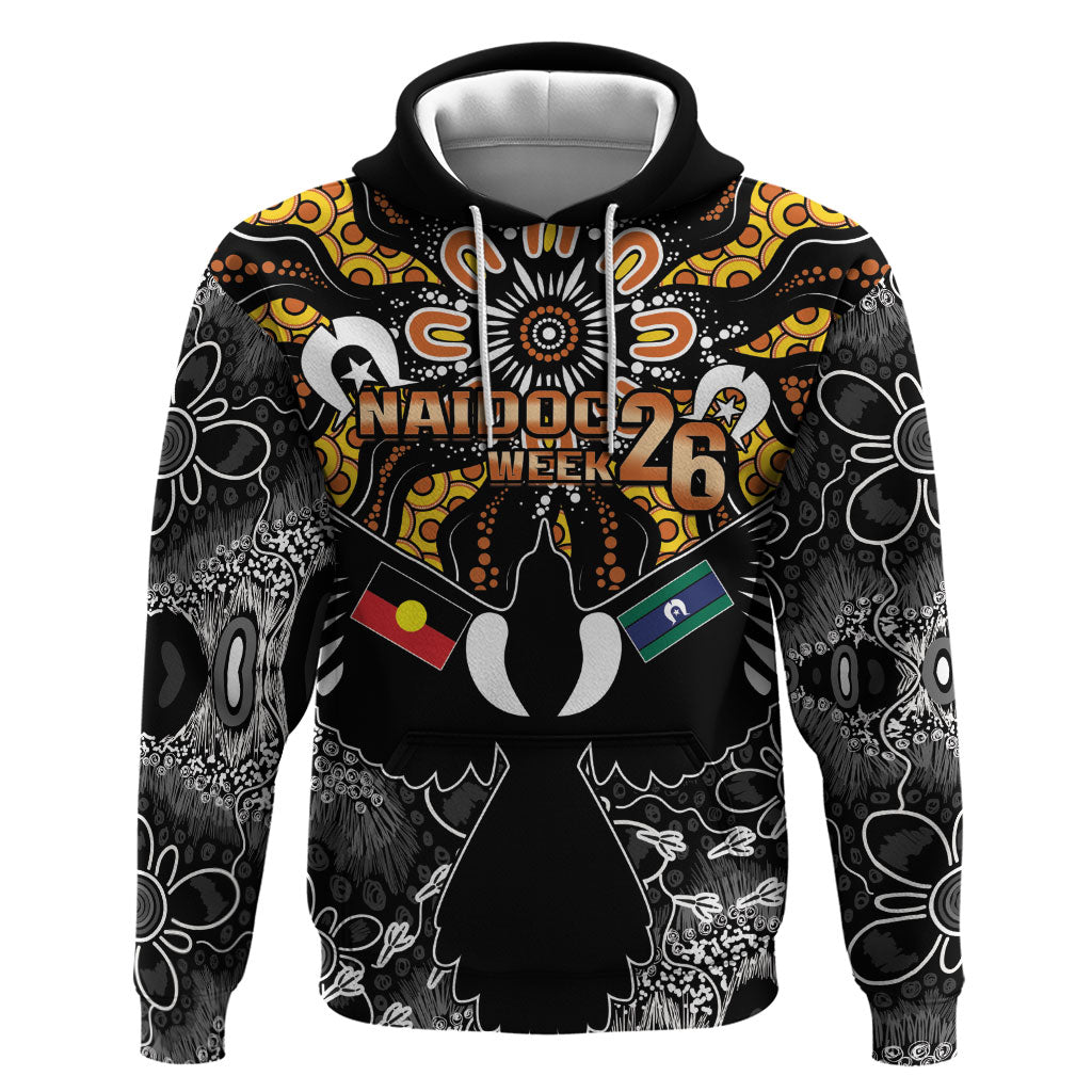 Magpies NAIDOC Week 2026 Personalised Hoodie Australian Aboriginal Torres Strait Islander Flag