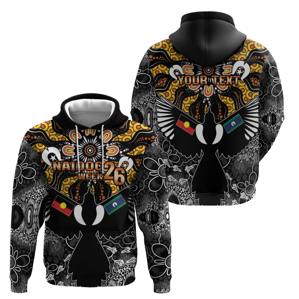 Magpies NAIDOC Week 2026 Personalised Hoodie Australian Aboriginal Torres Strait Islander Flag