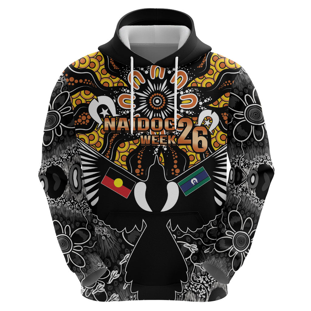 Magpies NAIDOC Week 2026 Personalised Hoodie Australian Aboriginal Torres Strait Islander Flag