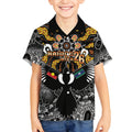 Magpies NAIDOC Week 2026 Personalised Kid Hawaiian Shirt Australian Aboriginal Torres Strait Islander Flag