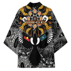 Magpies NAIDOC Week 2026 Personalised Kimono Australian Aboriginal Torres Strait Islander Flag