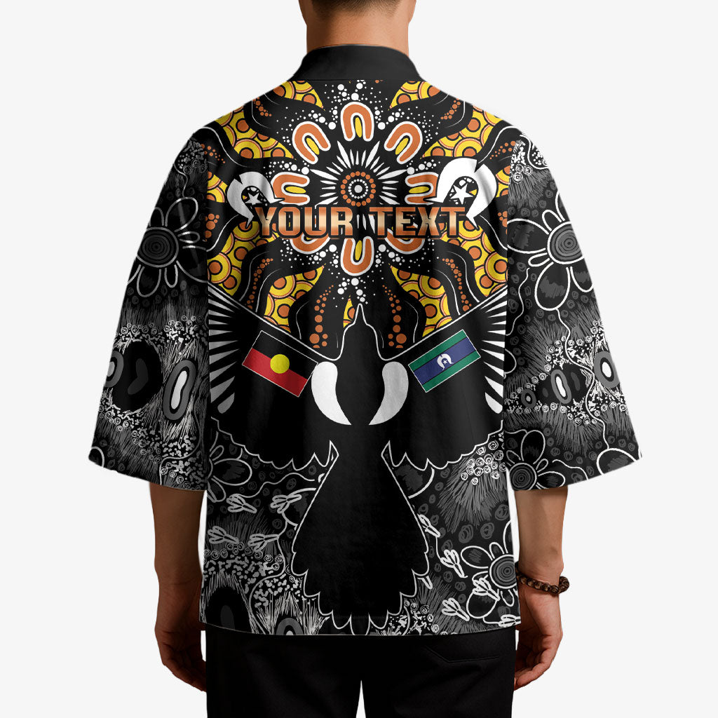 Magpies NAIDOC Week 2026 Personalised Kimono Australian Aboriginal Torres Strait Islander Flag