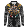 Magpies NAIDOC Week 2026 Personalised Long Sleeve Polo Shirt Australian Aboriginal Torres Strait Islander Flag