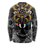 Magpies NAIDOC Week 2026 Personalised Long Sleeve Shirt Australian Aboriginal Torres Strait Islander Flag