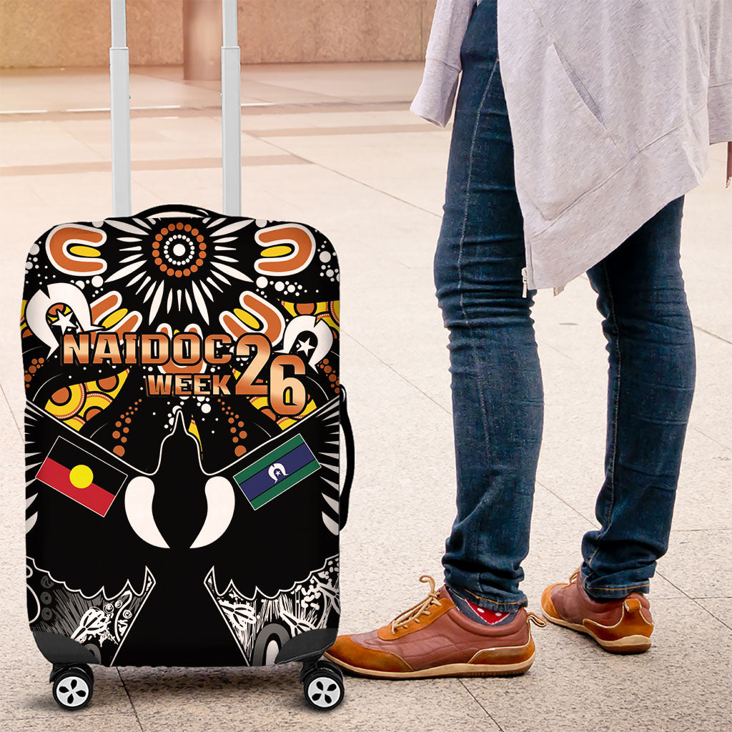 Magpies NAIDOC Week 2026 Luggage Cover Australian Aboriginal Torres Strait Islander Flag