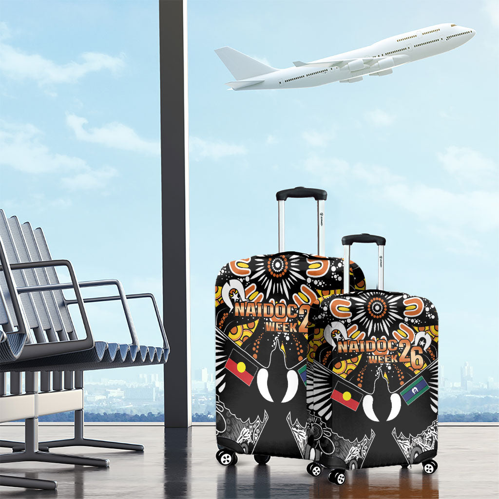 Magpies NAIDOC Week 2026 Luggage Cover Australian Aboriginal Torres Strait Islander Flag
