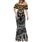 Magpies NAIDOC Week 2026 Personalised Mermaid Dress Australian Aboriginal Torres Strait Islander Flag