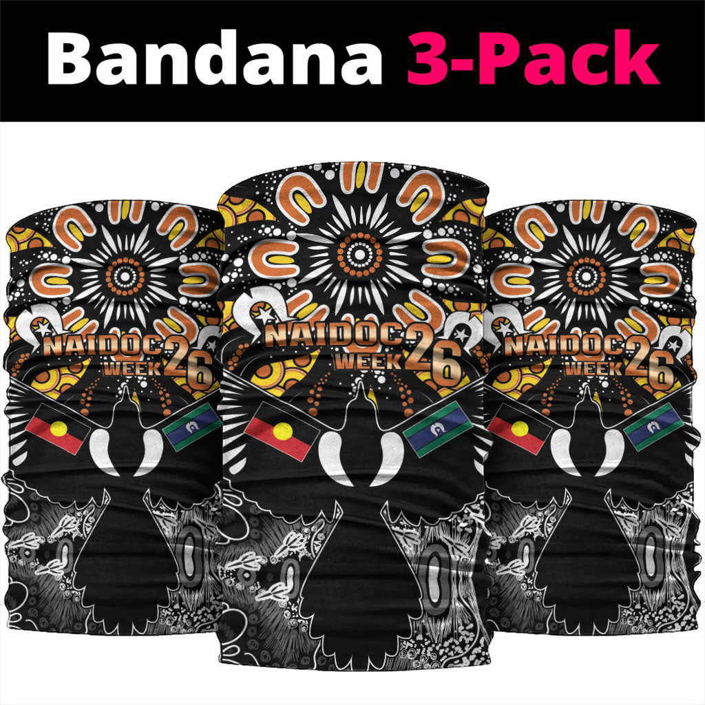 Magpies NAIDOC Week 2026 Neck Gaiter Australian Aboriginal Torres Strait Islander Flag