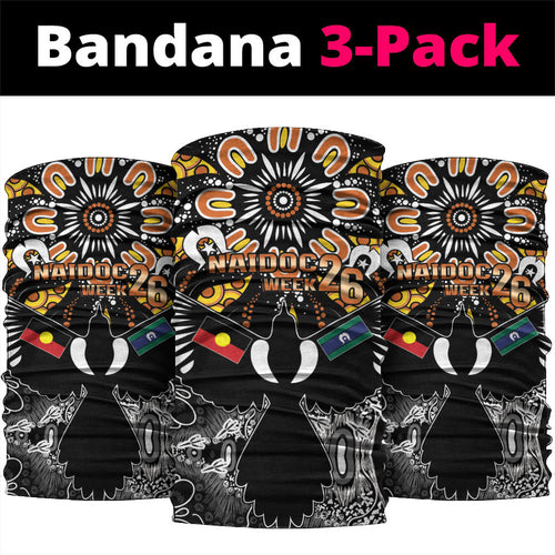 Magpies NAIDOC Week 2026 Neck Gaiter Australian Aboriginal Torres Strait Islander Flag