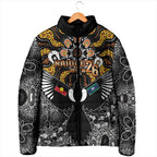 Magpies NAIDOC Week 2026 Personalised Padded Jacket Australian Aboriginal Torres Strait Islander Flag