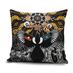 Magpies NAIDOC Week 2026 Pillow Cover Australian Aboriginal Torres Strait Islander Flag