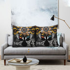 Magpies NAIDOC Week 2026 Pillow Cover Australian Aboriginal Torres Strait Islander Flag