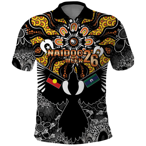 Magpies NAIDOC Week 2026 Personalised Polo Shirt Australian Aboriginal Torres Strait Islander Flag
