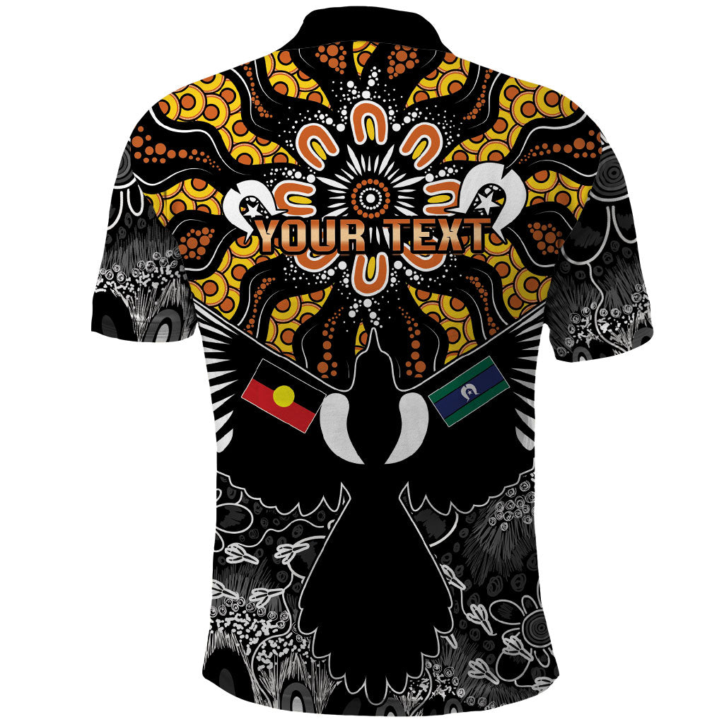 Magpies NAIDOC Week 2026 Personalised Polo Shirt Australian Aboriginal Torres Strait Islander Flag