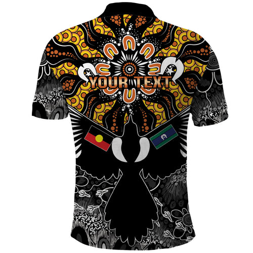 Magpies NAIDOC Week 2026 Personalised Polo Shirt Australian Aboriginal Torres Strait Islander Flag