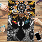 Magpies NAIDOC Week 2026 Puzzle Australian Aboriginal Torres Strait Islander Flag