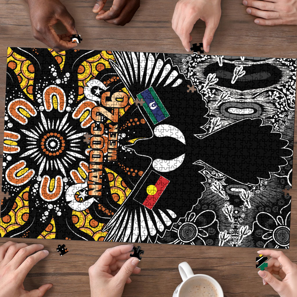 Magpies NAIDOC Week 2026 Puzzle Australian Aboriginal Torres Strait Islander Flag