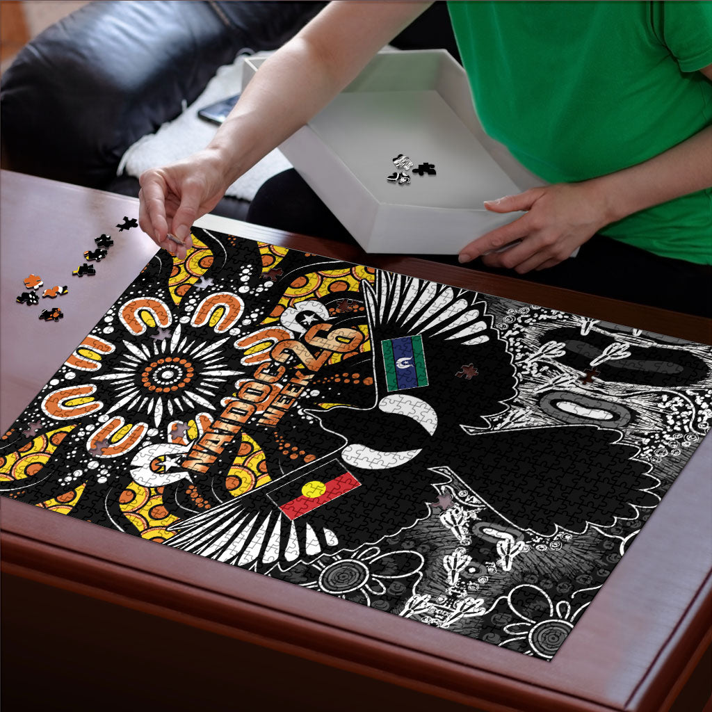 Magpies NAIDOC Week 2026 Puzzle Australian Aboriginal Torres Strait Islander Flag