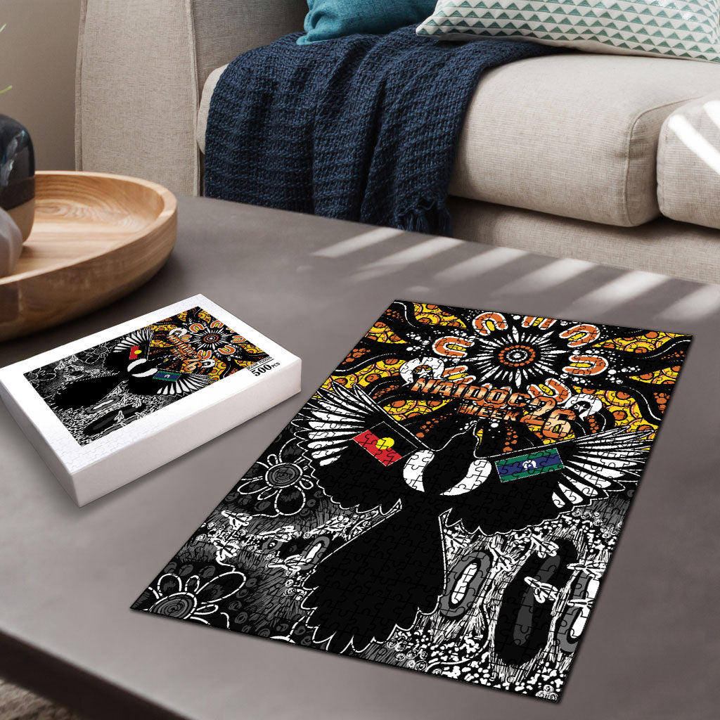 Magpies NAIDOC Week 2026 Puzzle Australian Aboriginal Torres Strait Islander Flag
