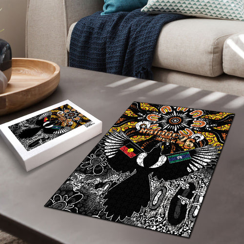 Magpies NAIDOC Week 2026 Puzzle Australian Aboriginal Torres Strait Islander Flag