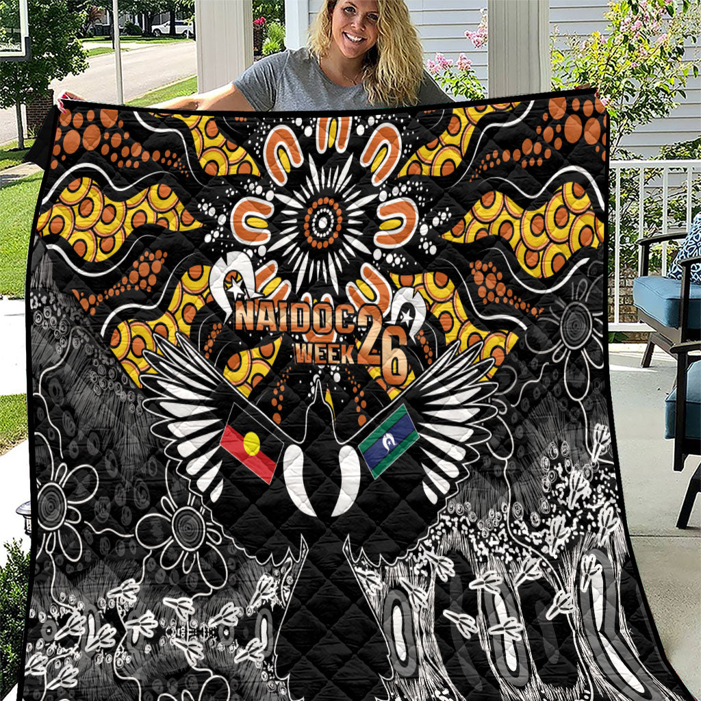 Magpies NAIDOC Week 2026 Quilt Australian Aboriginal Torres Strait Islander Flag