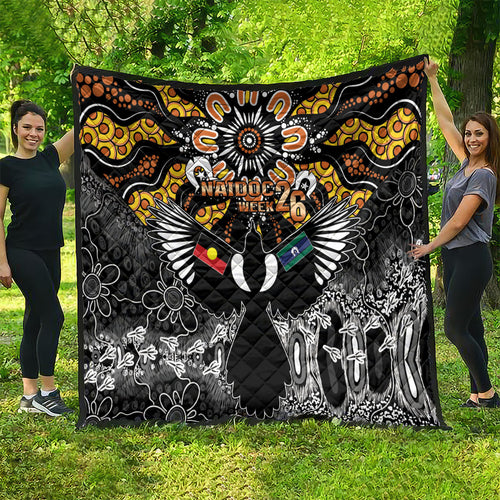 Magpies NAIDOC Week 2026 Quilt Australian Aboriginal Torres Strait Islander Flag