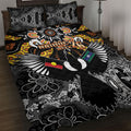 Magpies NAIDOC Week 2026 Quilt Bed Set Australian Aboriginal Torres Strait Islander Flag