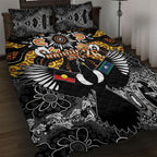 Magpies NAIDOC Week 2026 Quilt Bed Set Australian Aboriginal Torres Strait Islander Flag