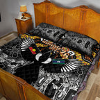 Magpies NAIDOC Week 2026 Quilt Bed Set Australian Aboriginal Torres Strait Islander Flag