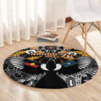 Magpies NAIDOC Week 2026 Round Carpet Australian Aboriginal Torres Strait Islander Flag