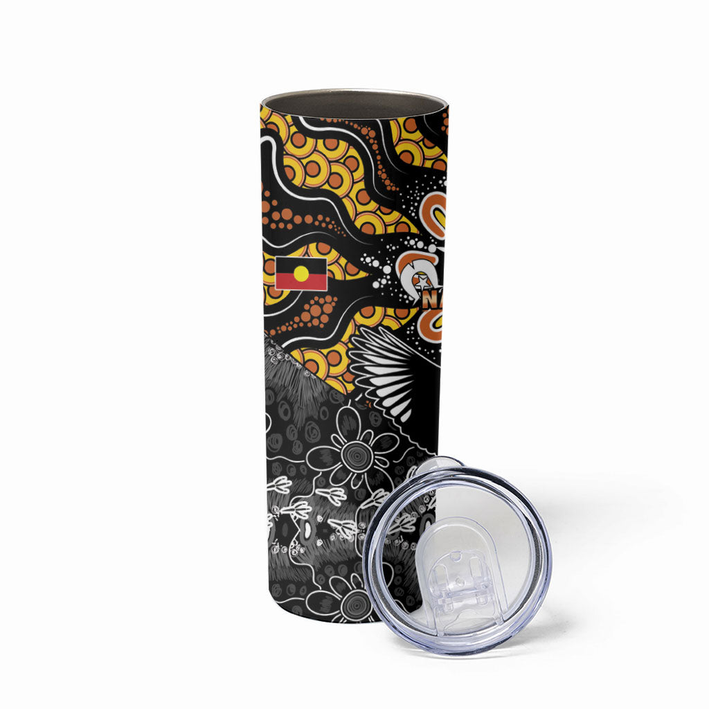 Magpies NAIDOC Week 2026 Skinny Tumbler Australian Aboriginal Torres Strait Islander Flag