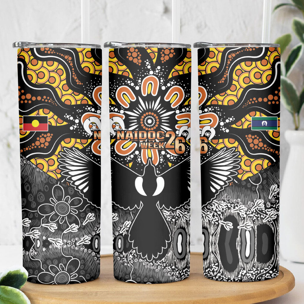 Magpies NAIDOC Week 2026 Skinny Tumbler Australian Aboriginal Torres Strait Islander Flag