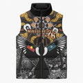 Magpies NAIDOC Week 2026 Personalised Sleeveless Puffer Jacket Australian Aboriginal Torres Strait Islander Flag