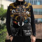 Magpies NAIDOC Week 2026 Personalised Sleeveless Puffer Jacket Australian Aboriginal Torres Strait Islander Flag