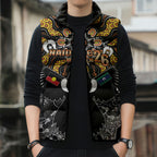 Magpies NAIDOC Week 2026 Personalised Sleeveless Puffer Jacket Australian Aboriginal Torres Strait Islander Flag