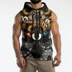 Magpies NAIDOC Week 2026 Personalised Sleeveless Zip Hoodie Australian Aboriginal Torres Strait Islander Flag