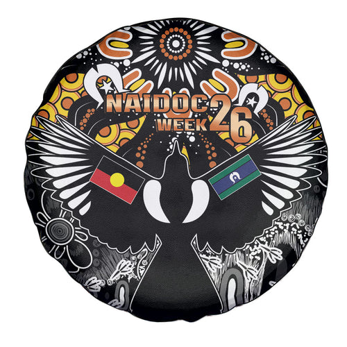 Magpies NAIDOC Week 2026 Spare Tire Cover Australian Aboriginal Torres Strait Islander Flag