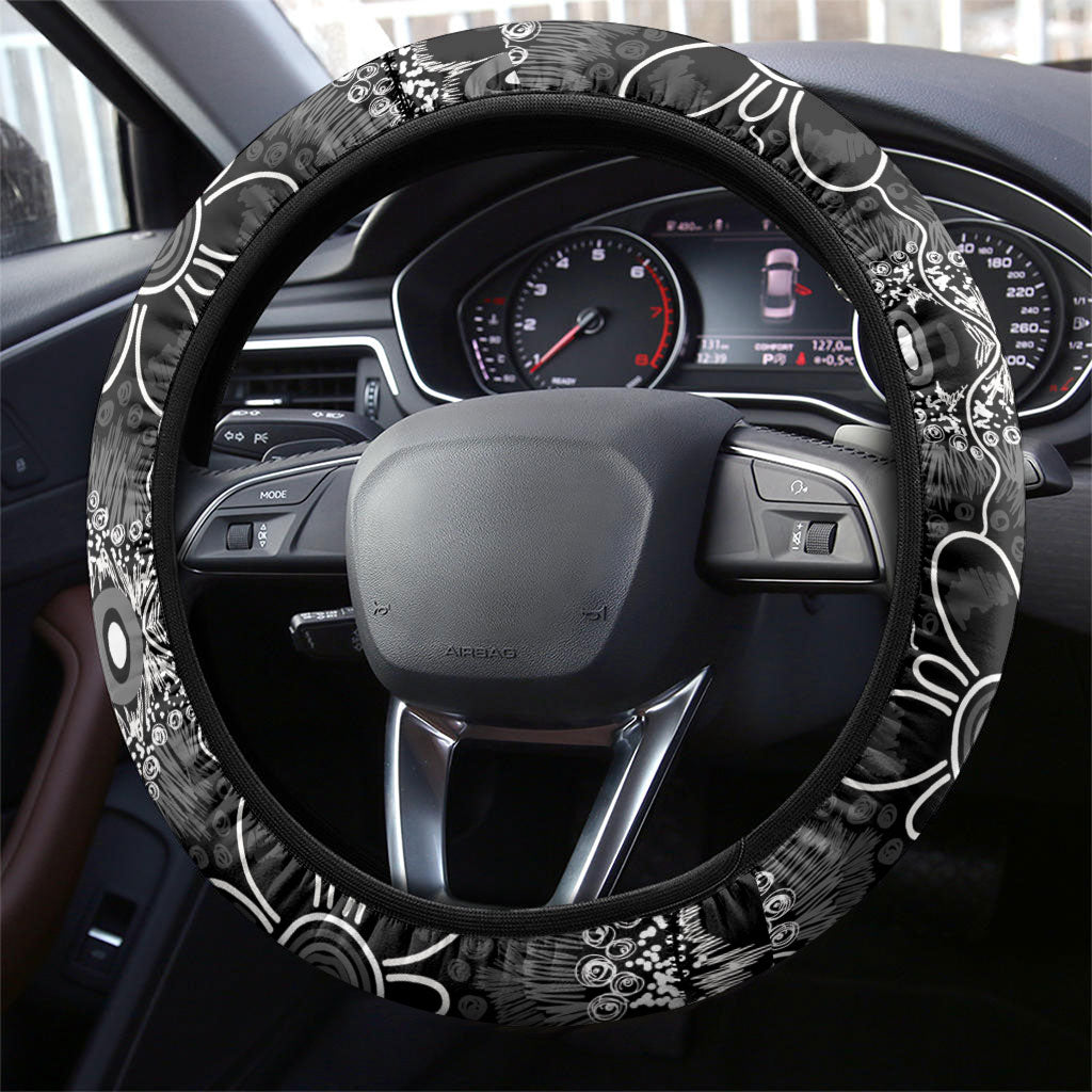 Magpies NAIDOC Week 2026 Steering Wheel Cover Australian Aboriginal Torres Strait Islander Flag