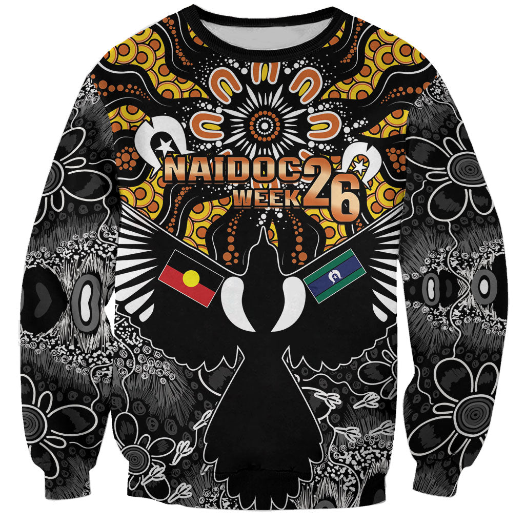 Magpies NAIDOC Week 2026 Personalised Sweatshirt Australian Aboriginal Torres Strait Islander Flag