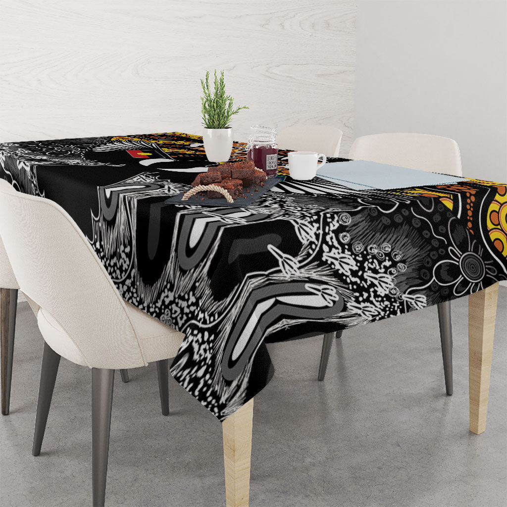 Magpies NAIDOC Week 2026 Tablecloth Australian Aboriginal Torres Strait Islander Flag
